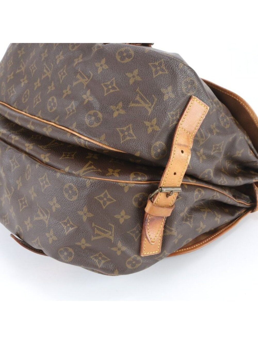 ★SOLD★ Louis Vuitton Monogram Saumur 43 Leather Shoulder Bag Crossbody Rnm - Picture 5 of 10